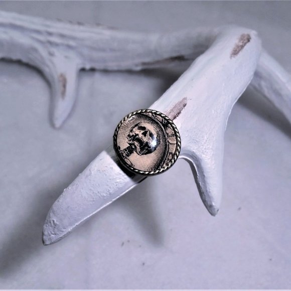 Memento Mori metal set in bronze color - Picture 3 of 6